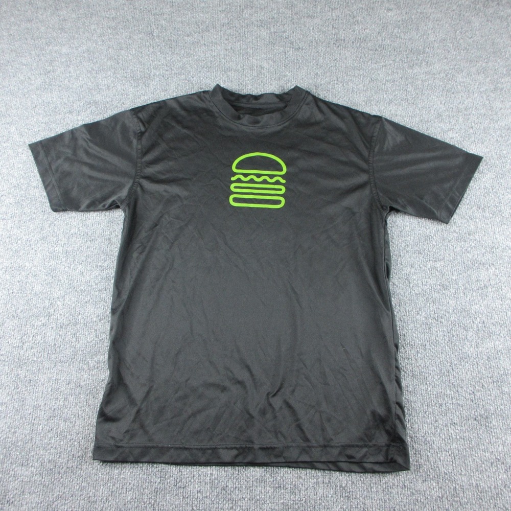 Shake Shack Shirt Mens Small Black‎ Short Sleeve Employee Team Member Crew Tee